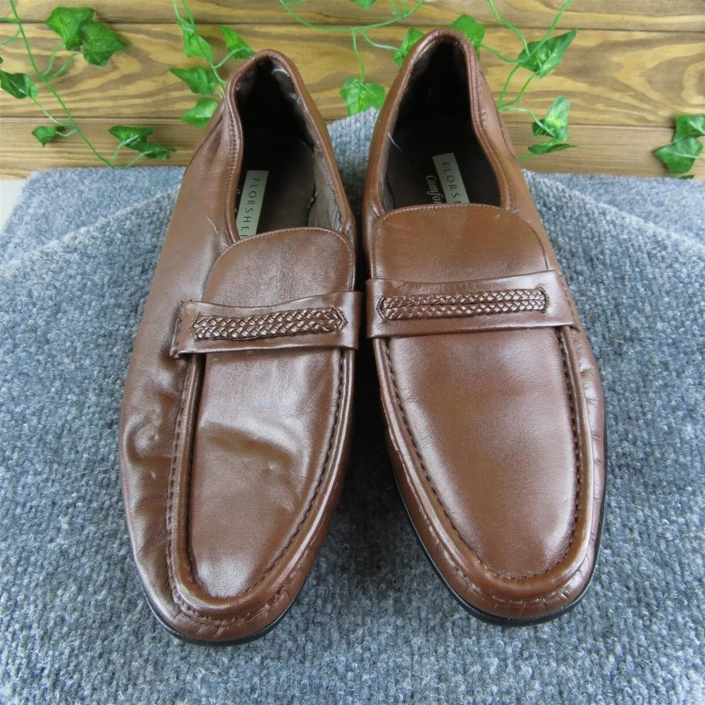 Florsheim Men's Comfortech Loafer Brown Leather Size 10M Gently Used 2025‎